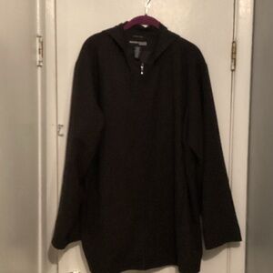 Norton McNaughton Black Pea Coat with Hood